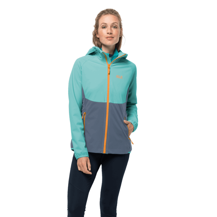 Brand Jack Wolfskin Frost Blue Women's Go Hike Softshell Fashion