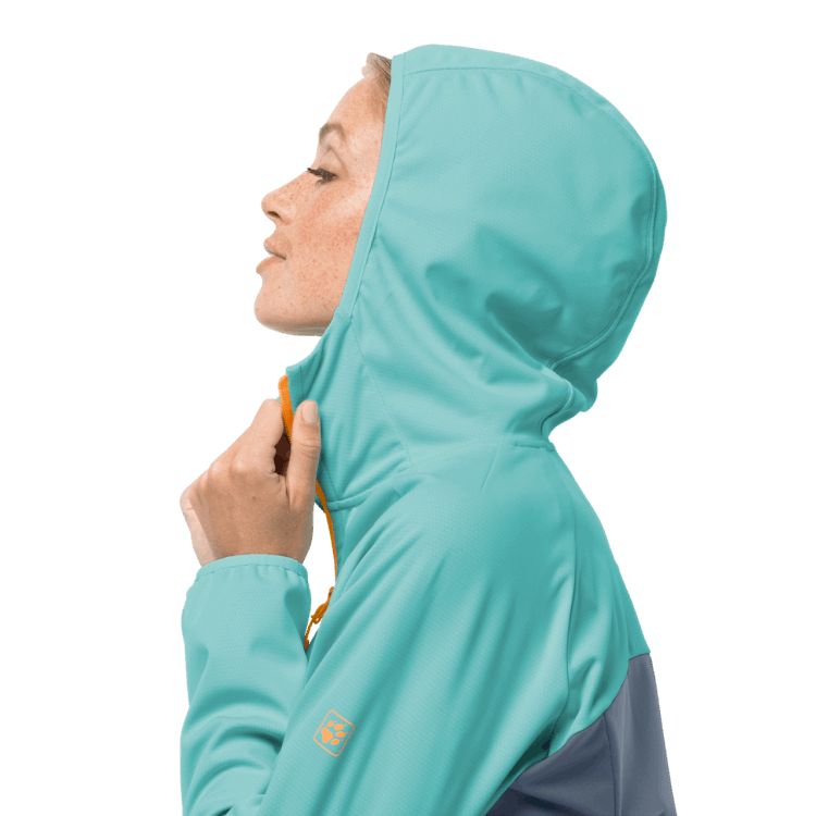 Brand Jack Wolfskin Frost Blue Women's Go Hike Softshell Fashion