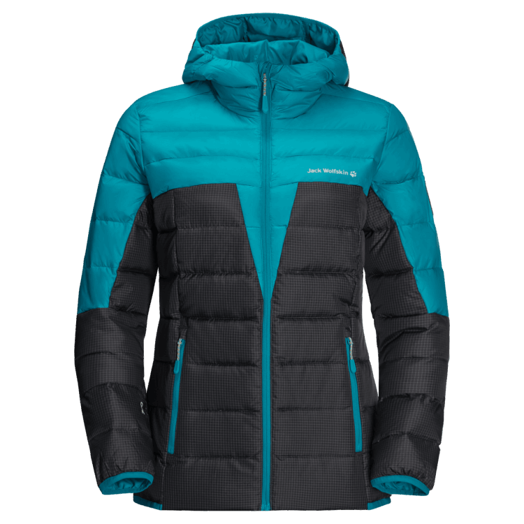Dark Cyan Original Brand Jack Wolfskin Women's Dna Tundra Hoody