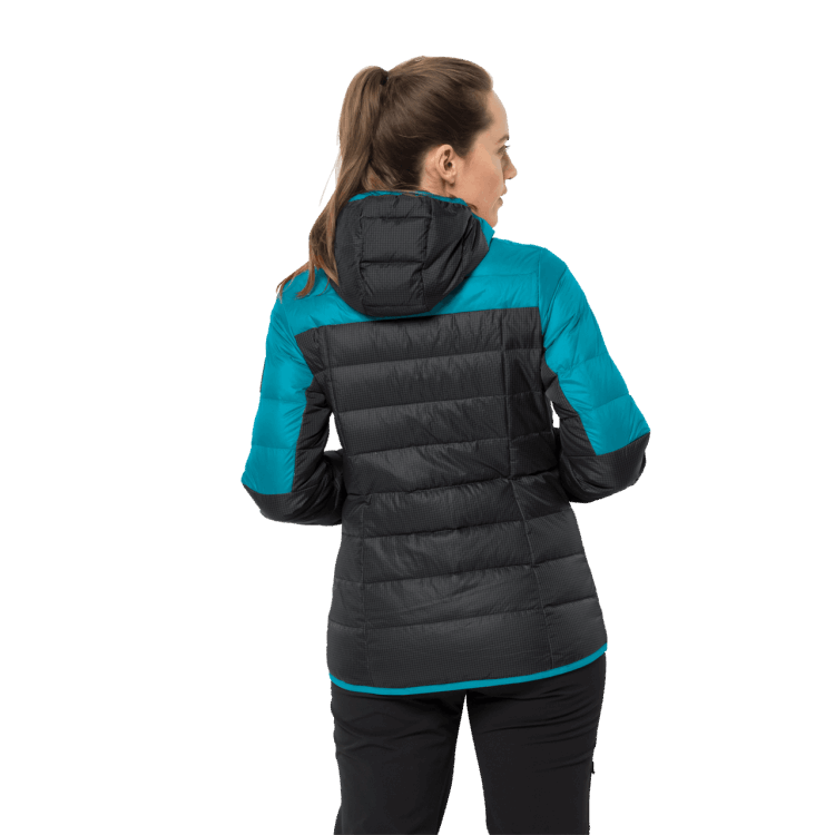 Dark Cyan Original Brand Jack Wolfskin Women's Dna Tundra Hoody