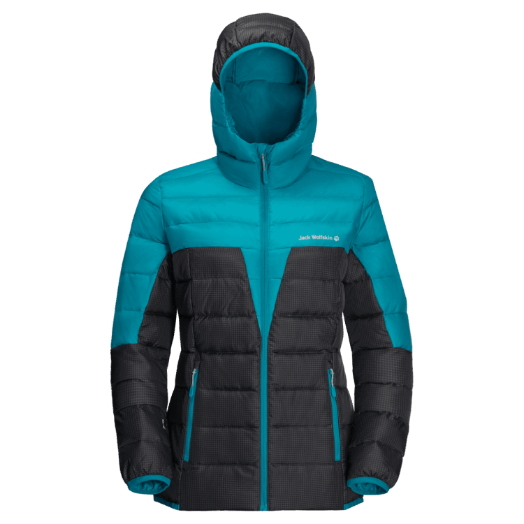Dark Cyan Original Brand Jack Wolfskin Women's Dna Tundra Hoody