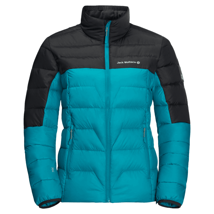 Dark Cyan Women's Dna Tundra Jacket New Brand Jack Wolfskin