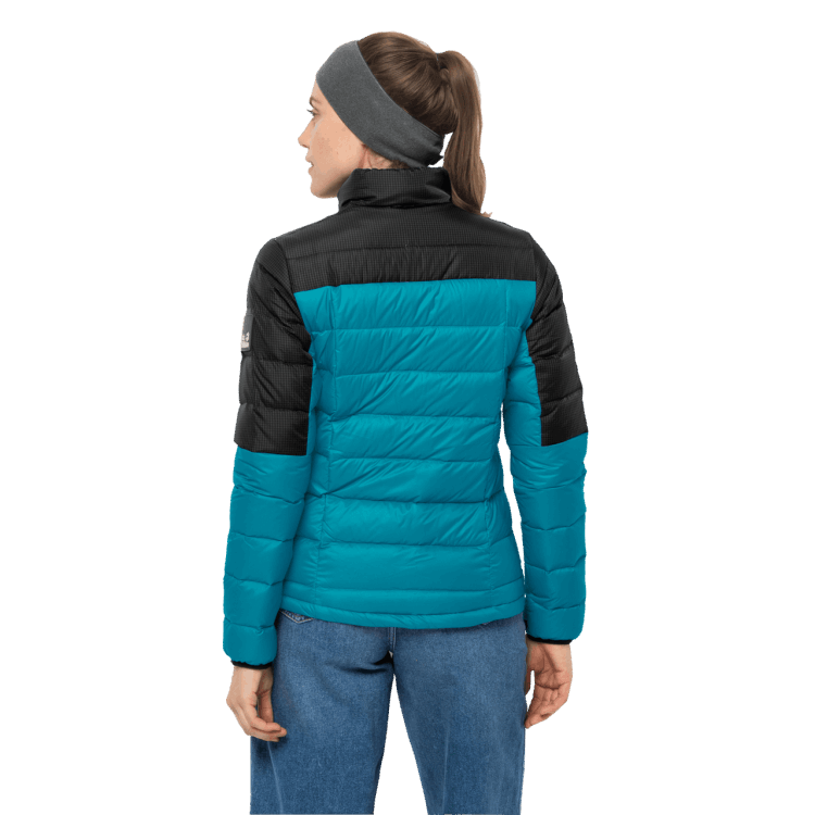 Dark Cyan Women's Dna Tundra Jacket New Brand Jack Wolfskin