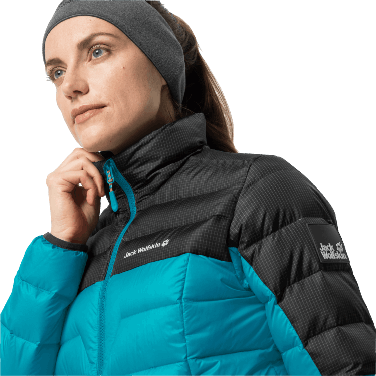 Dark Cyan Women's Dna Tundra Jacket New Brand Jack Wolfskin
