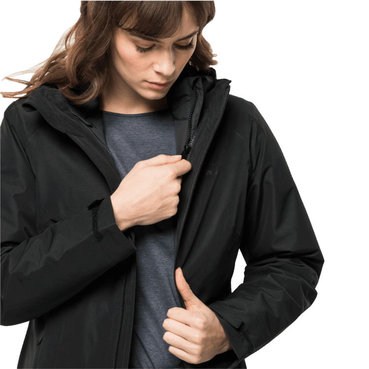Collections Brand Jack Wolfskin Black Women's Bergland Insulated Jacket