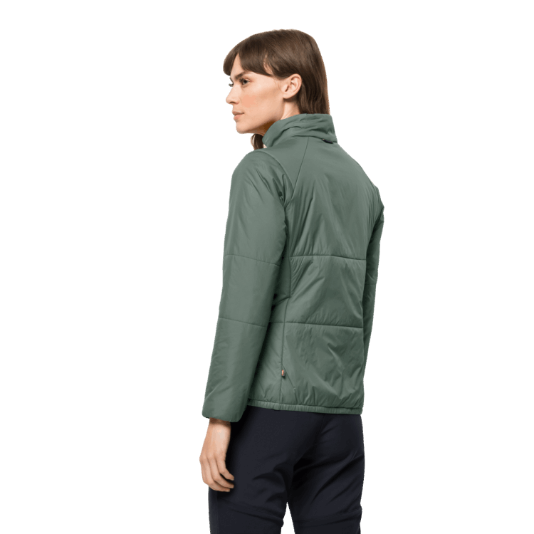 Origin Brand Jack Wolfskin Women's Bergland Insulated Jacket Hedge Green