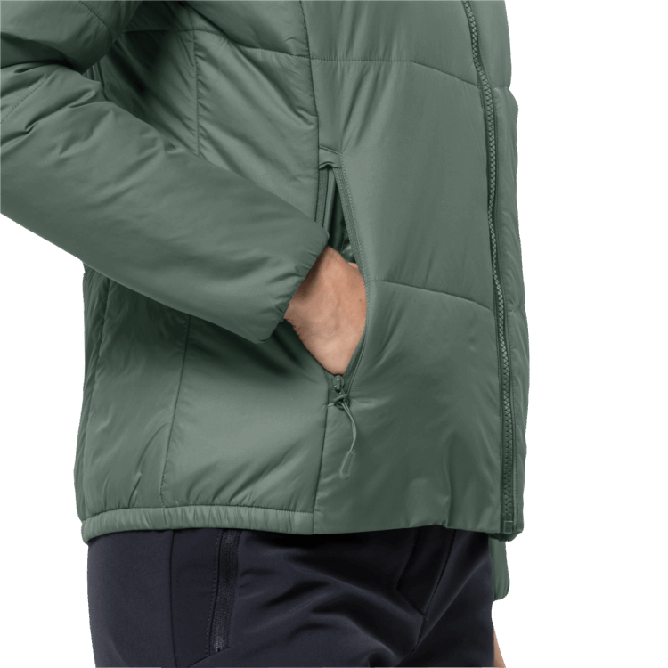 Origin Brand Jack Wolfskin Women's Bergland Insulated Jacket Hedge Green