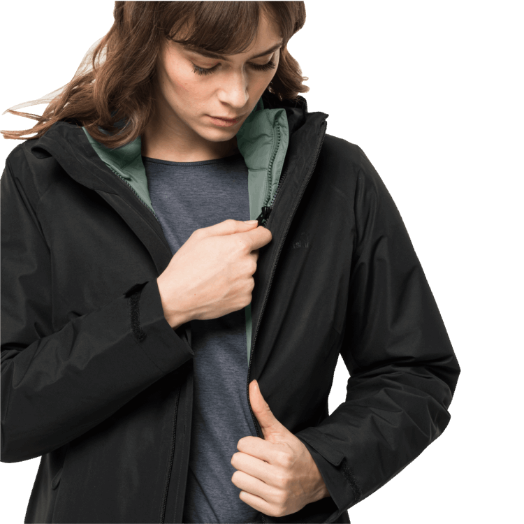 Origin Brand Jack Wolfskin Women's Bergland Insulated Jacket Hedge Green