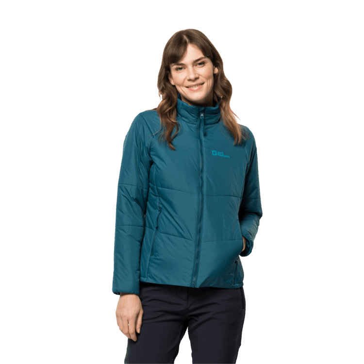 Origins Blue Coral Brand Jack Wolfskin Women's Bergland Insulated Jacket