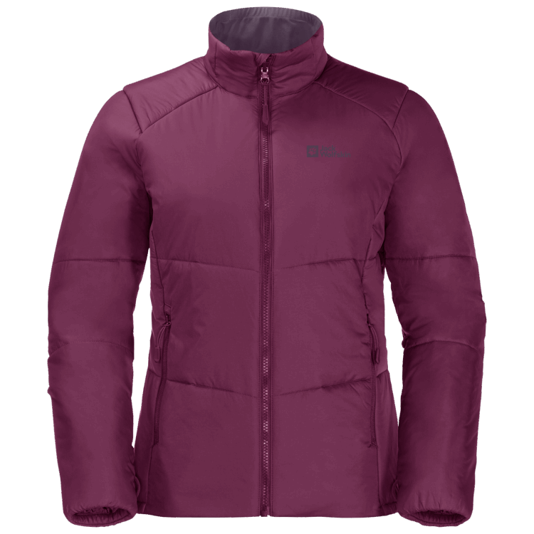 Women's Bergland Insulated Jacket Brand Jack Wolfskin Wild Berry Brands