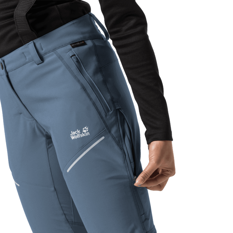 Brand Jack Wolfskin Frost Blue Women's Gravity Tour Pants Collections