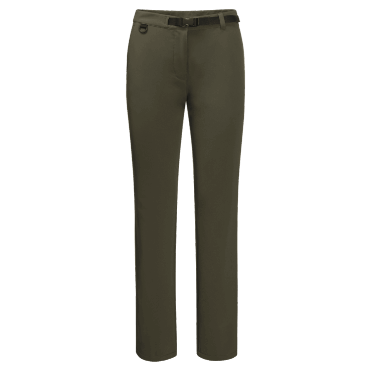 Bonsai Green Women's Winter Lifestyle Pants Brand Jack Wolfskin Fashion