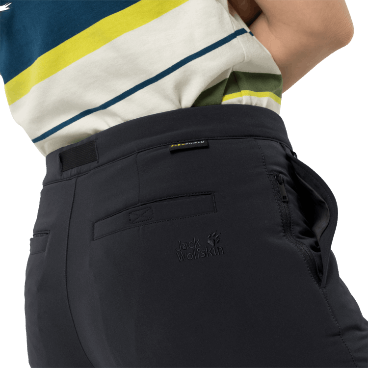 Black Women's Winter Lifestyle Pants Collection Brand Jack Wolfskin