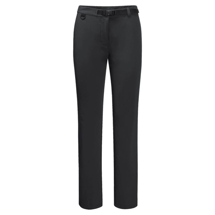 Black Women's Winter Lifestyle Pants Collection Brand Jack Wolfskin