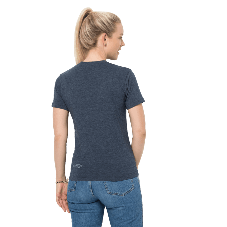 Night Blue Brand Jack Wolfskin Women's Sea Ground T New