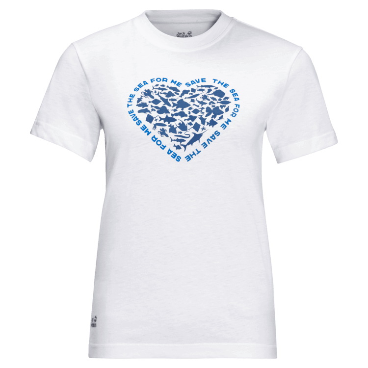 White Rush Fashion Brand Jack Wolfskin Women's Sea Ground T