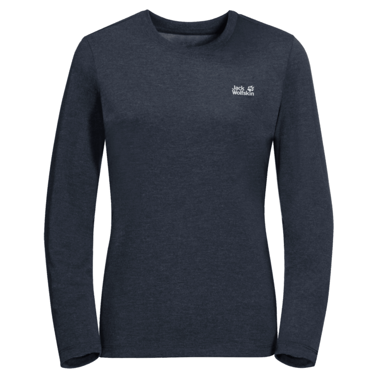 Night Blue Collection Women's JWP Ls T Brand Jack Wolfskin