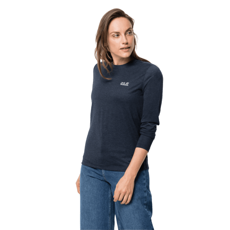 Night Blue Collection Women's JWP Ls T Brand Jack Wolfskin