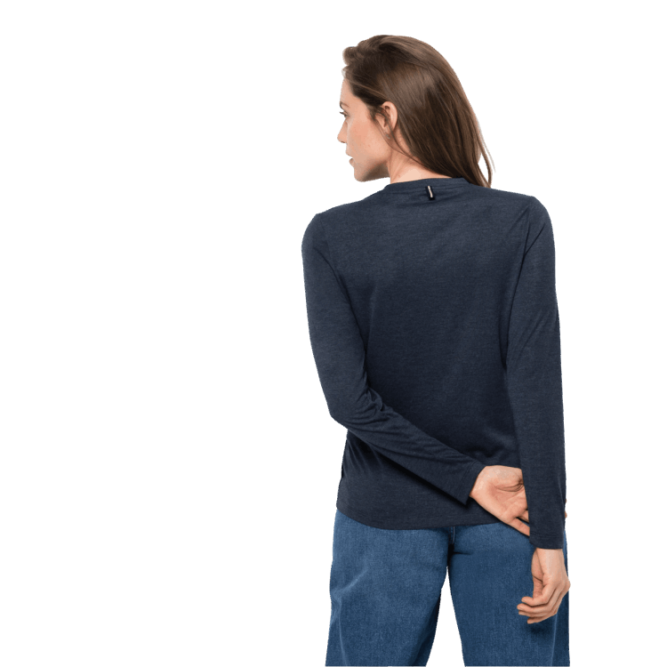 Night Blue Collection Women's JWP Ls T Brand Jack Wolfskin
