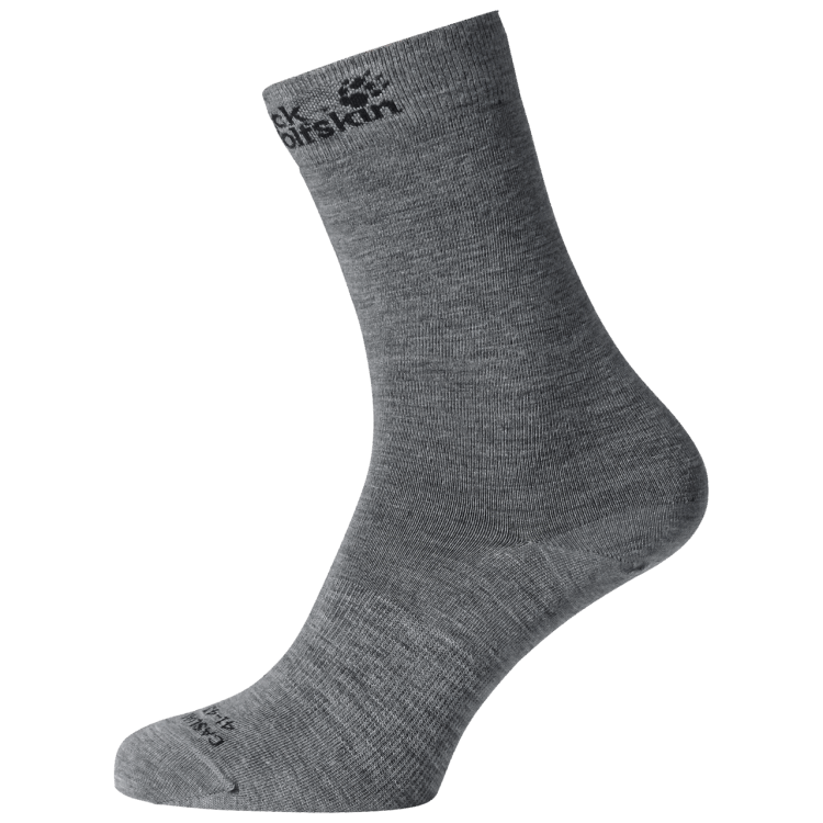 Origins Merino Classic Cut Socks Brand Jack Wolfskin Grey Heather