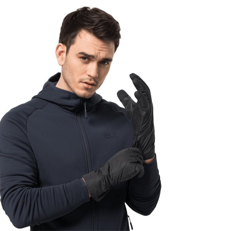 Brand Texapore Basic Glove Black Brand Jack Wolfskin