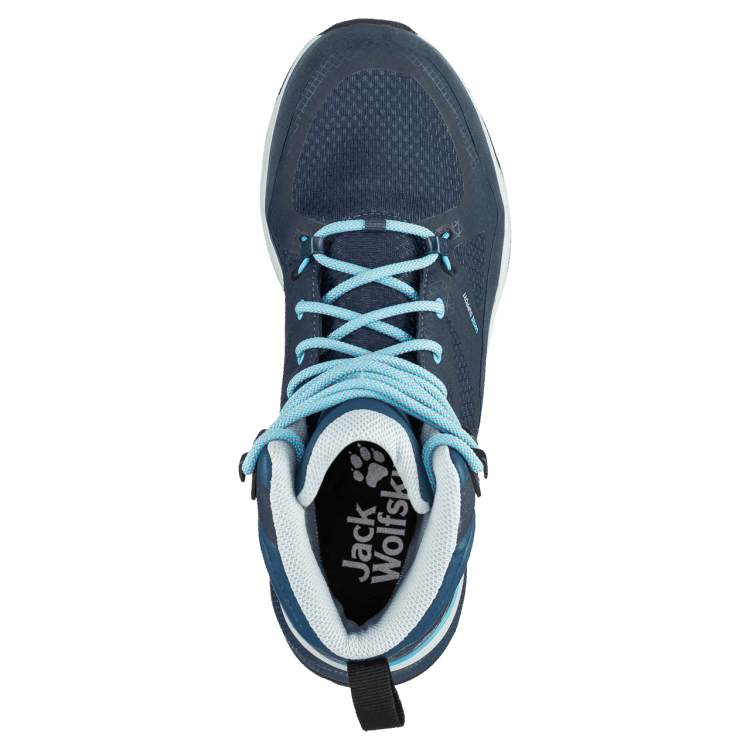Brand Jack Wolfskin Hot Dark Blue-Light Blue Women's Force Striker Texapore Mid