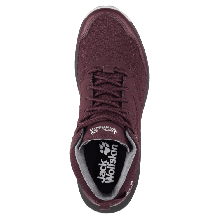 Burgundy-Pink Brand Jack Wolfskin Women's Woodland Texapore Mid Collection