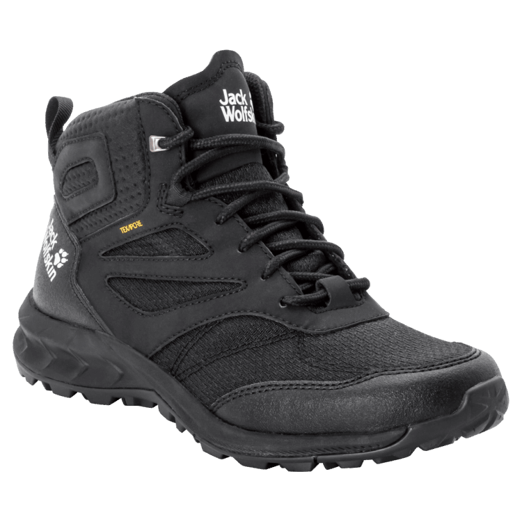 Black Collections Brand Jack Wolfskin Women's Woodland Texapore Mid