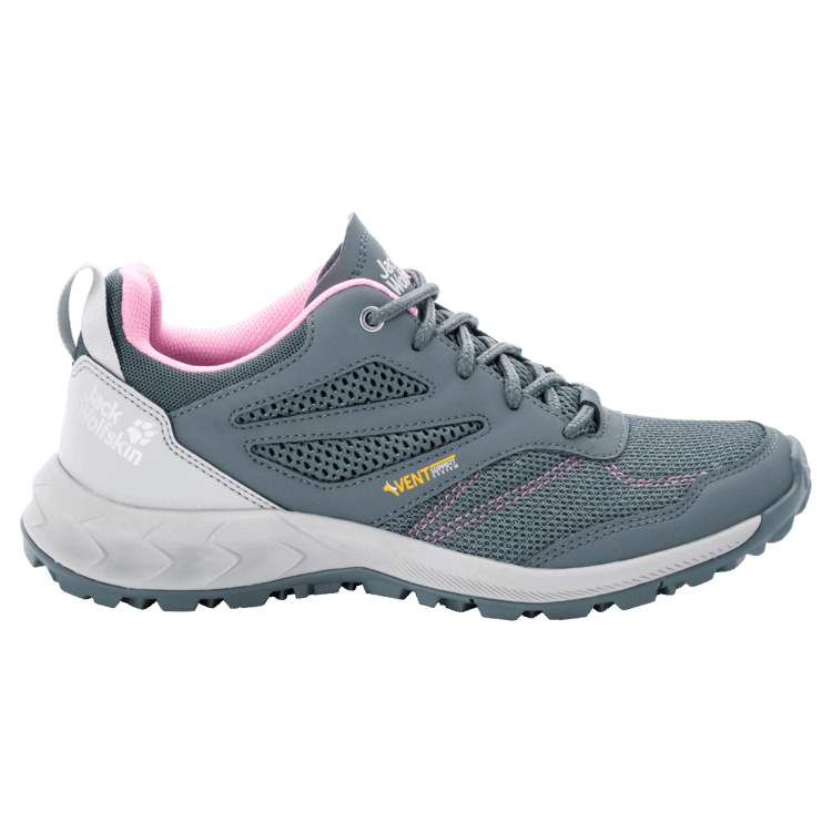 Grey-Rose Women's Woodland Vent Low Brand Jack Wolfskin Origins