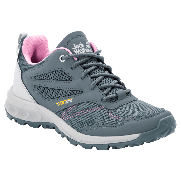 Grey-Rose Women's Woodland Vent Low Brand Jack Wolfskin Origins