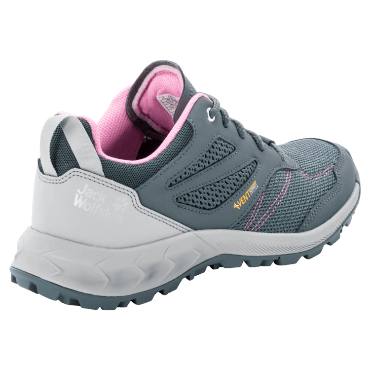 Grey-Rose Women's Woodland Vent Low Brand Jack Wolfskin Origins