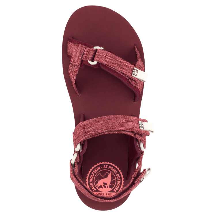 Carbernet-Champagne Women's Outfresh Deluxe Sandal Brand Brand Jack Wolfskin