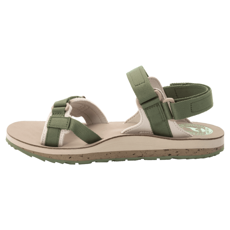 Brands Women's Outfresh Deluxe Sandal Brand Jack Wolfskin Khaki-Sand