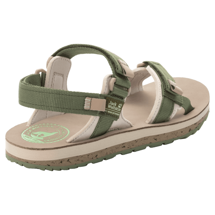 Brands Women's Outfresh Deluxe Sandal Brand Jack Wolfskin Khaki-Sand