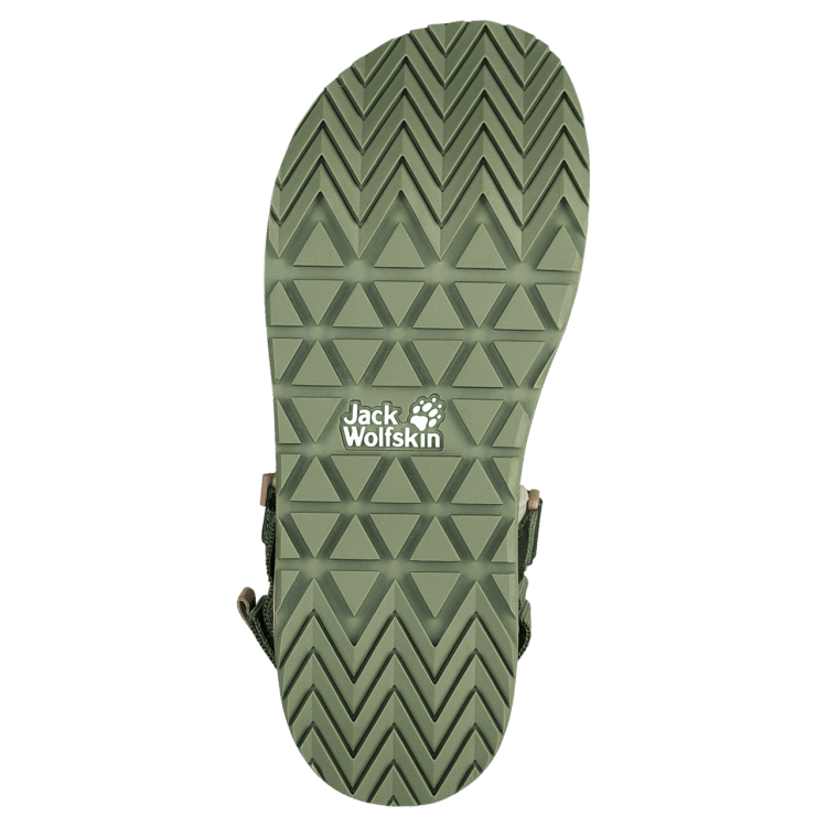 Brands Women's Outfresh Deluxe Sandal Brand Jack Wolfskin Khaki-Sand