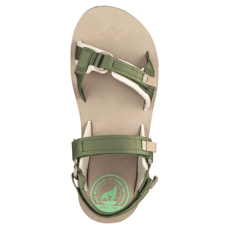 Brands Women's Outfresh Deluxe Sandal Brand Jack Wolfskin Khaki-Sand