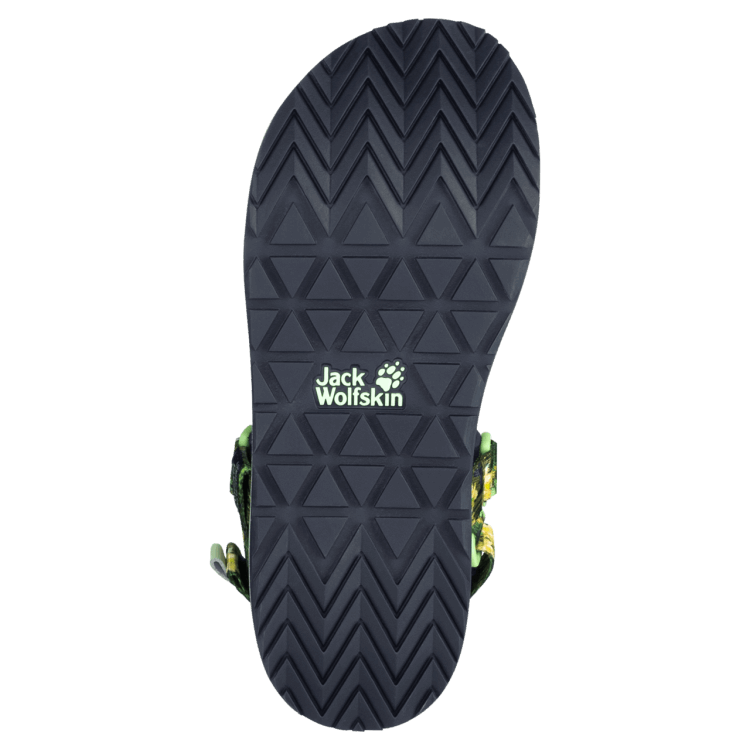 Original Women's Outfresh Deluxe Sandal Midnight Blue All Over Brand Jack Wolfskin