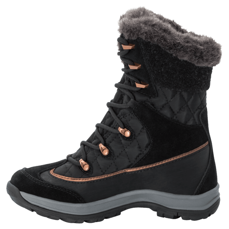 Hot Brand Jack Wolfskin Black-Dark Grey Women's Cold Bay Texapore High