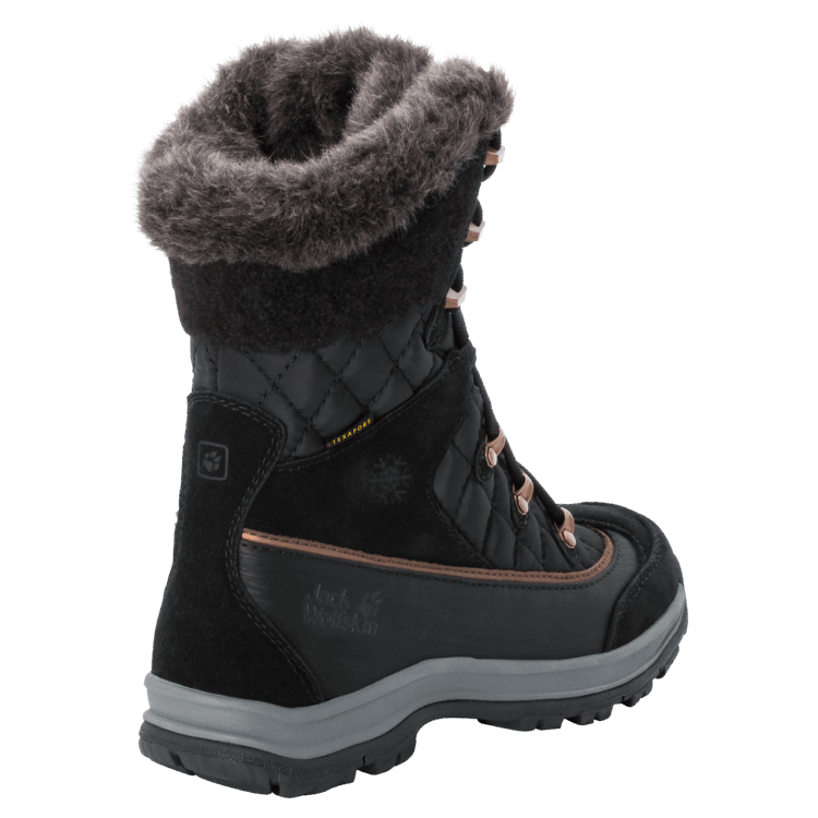 Hot Brand Jack Wolfskin Black-Dark Grey Women's Cold Bay Texapore High