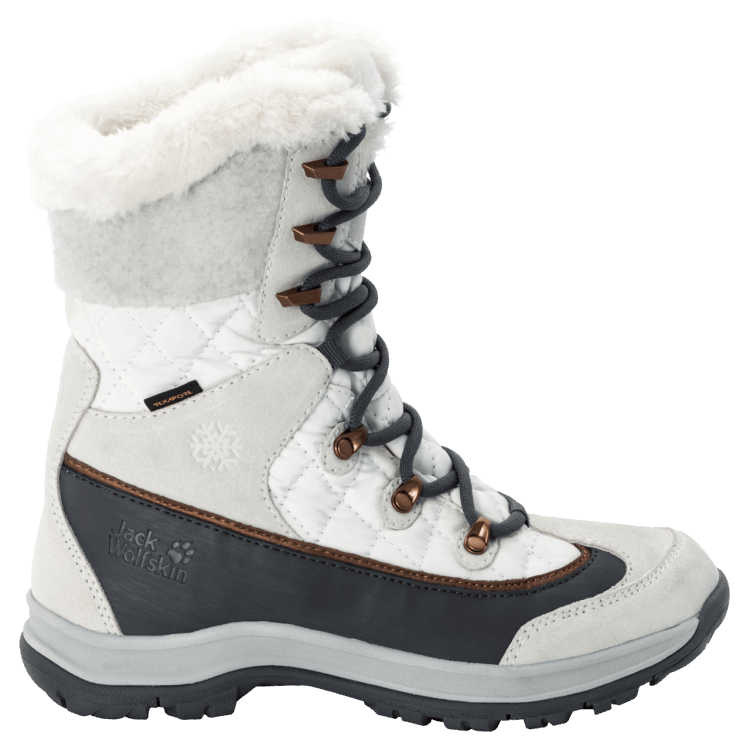 Best Brand Jack Wolfskin Women's Cold Bay Texapore High White-Silver