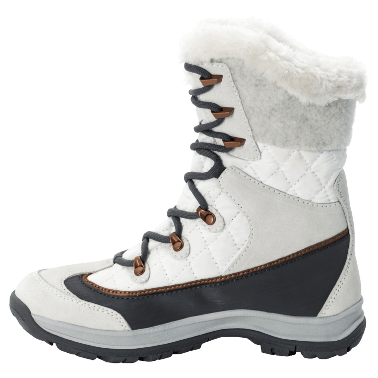 Best Brand Jack Wolfskin Women's Cold Bay Texapore High White-Silver