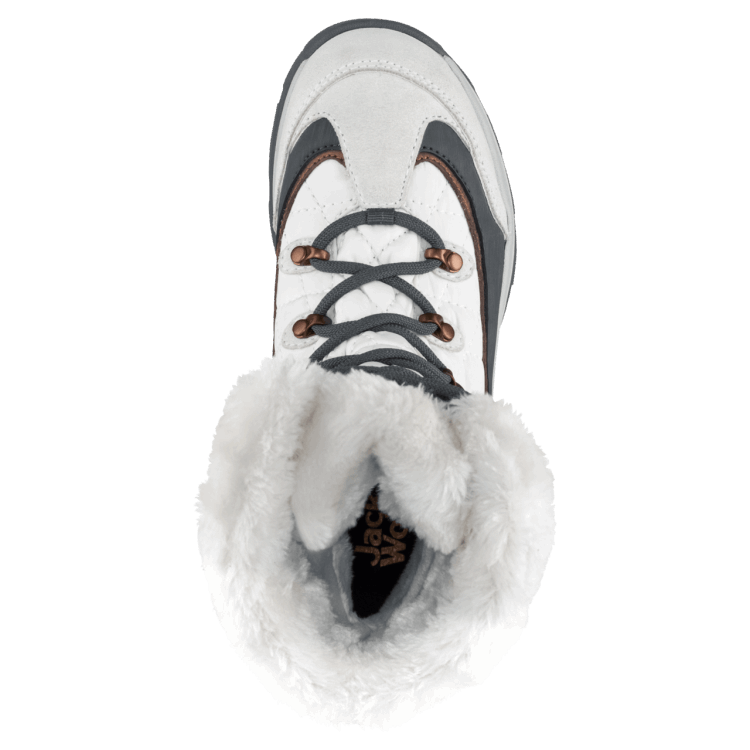 Best Brand Jack Wolfskin Women's Cold Bay Texapore High White-Silver