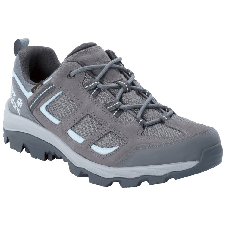 Women's Vojo 3 Texapore Low Tarmac Grey-Light Blue Brand Jack Wolfskin Origin
