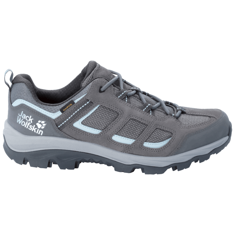 Women's Vojo 3 Texapore Low Tarmac Grey-Light Blue Brand Jack Wolfskin Origin