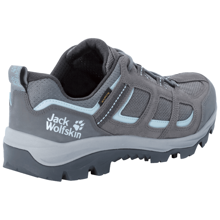 Women's Vojo 3 Texapore Low Tarmac Grey-Light Blue Brand Jack Wolfskin Origin