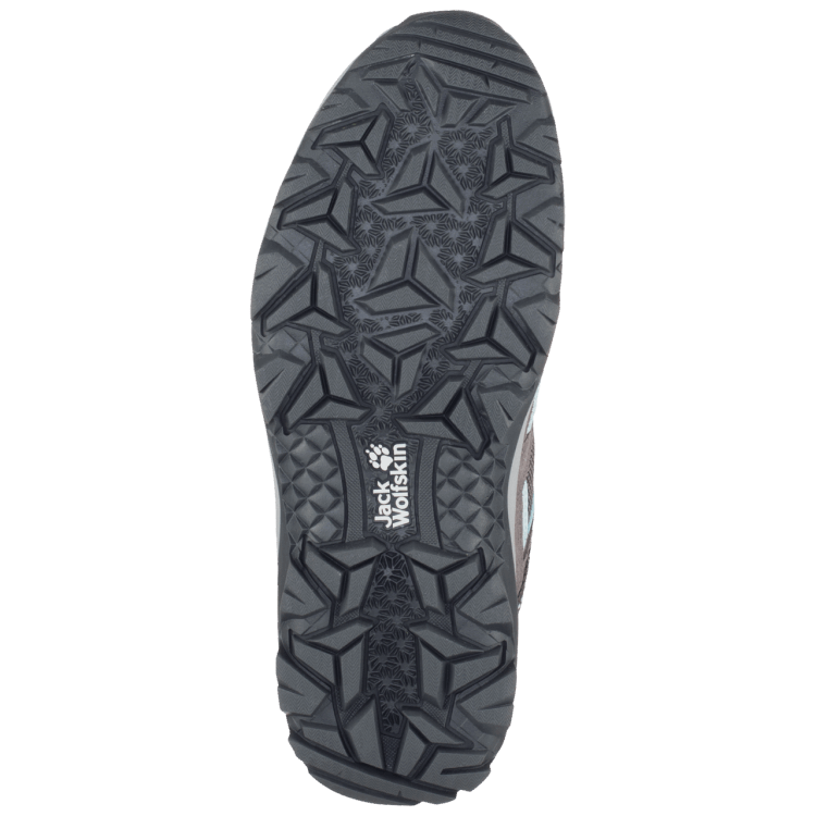 Women's Vojo 3 Texapore Low Tarmac Grey-Light Blue Brand Jack Wolfskin Origin