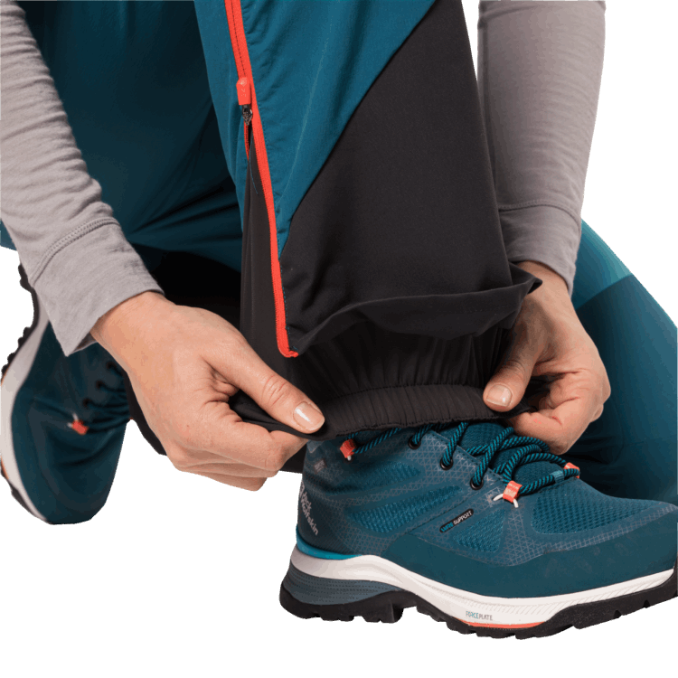 Women's Alpspitze Pants Brands Freshwater Blue Brand Jack Wolfskin