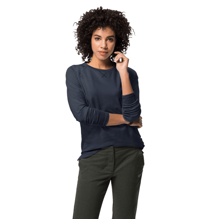 Brand Jack Wolfskin Night Blue Women's JWP Sweater Hot