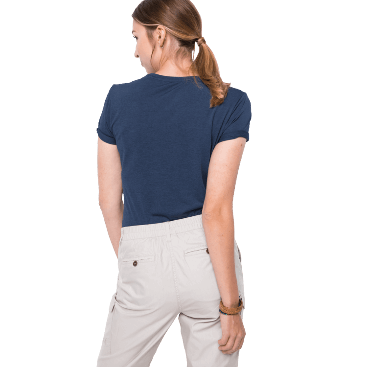 Brand Jack Wolfskin Collection Dark Indigo Women's Crosstrail Graphic T