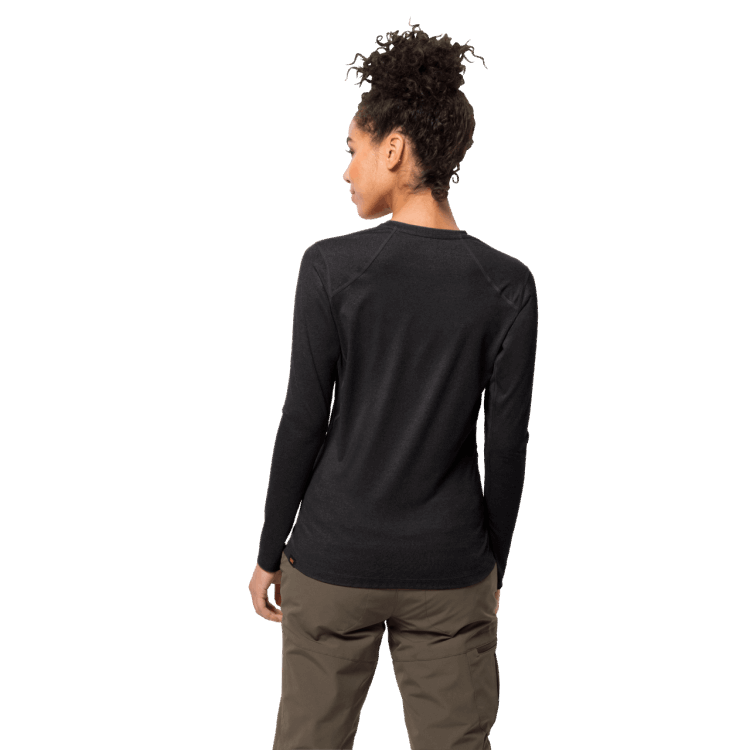 Brand Jack Wolfskin Women's Sky Flex Longsleeve Light Grey Collections